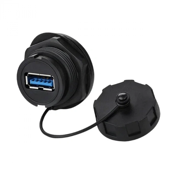 YU-USB3-JSX-01-001 Su Geçirmez USB Konnektör - Dişi