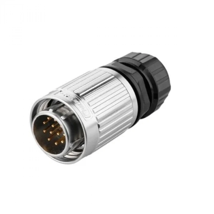 YW-20-C12PE-03-001 12-Pin Su Geçirmez Konnektör - Erkek