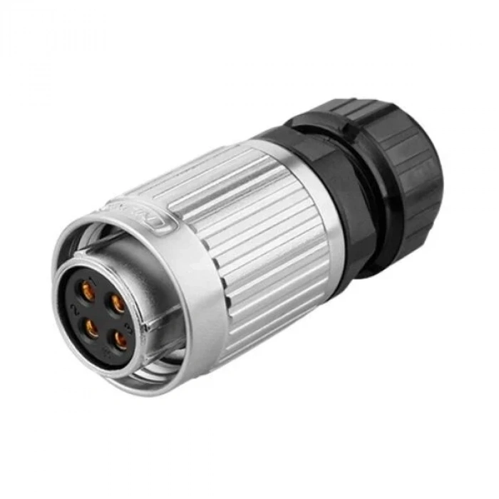 YW-20-J04PE-03-001 4-Pin Su Geçirmez Konnektör - Dişi