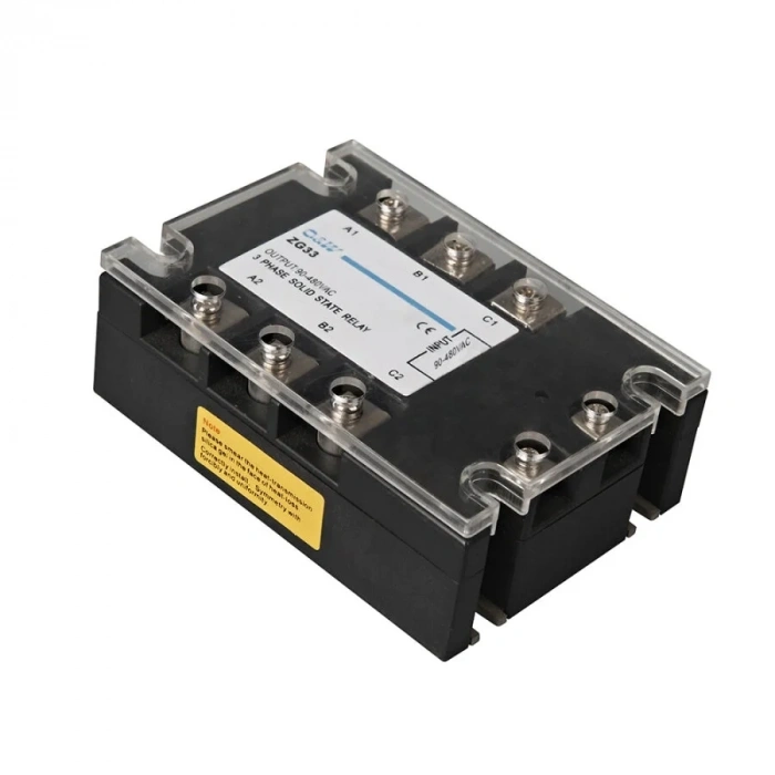 ZG33-325A 3-Faz Solid State Röle 25A - 90-250VAC Giriş 90-480VAC Çıkış