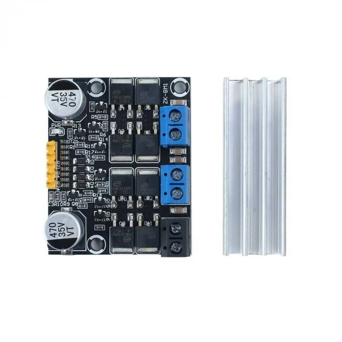 ZK-BM1 10A 3-18V DC PWM Çift Motor Sürücü