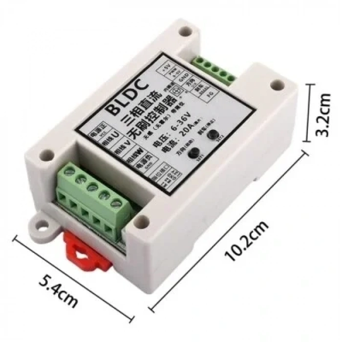 ZS-X14 DC 6-36V 20A BLDC 3 Fazlı Fırçasız Motor Sürücü