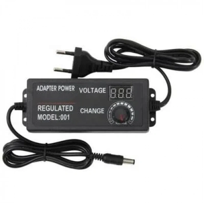 ZY-009 3-24V 2A Ayarlı Adaptör - 5.5x2.5mm Çıkışlı