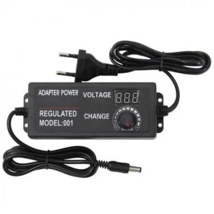 ZY-009 3-24V 3A Ayarlı Adaptör - 5.5x2.5mm Çıkışlı