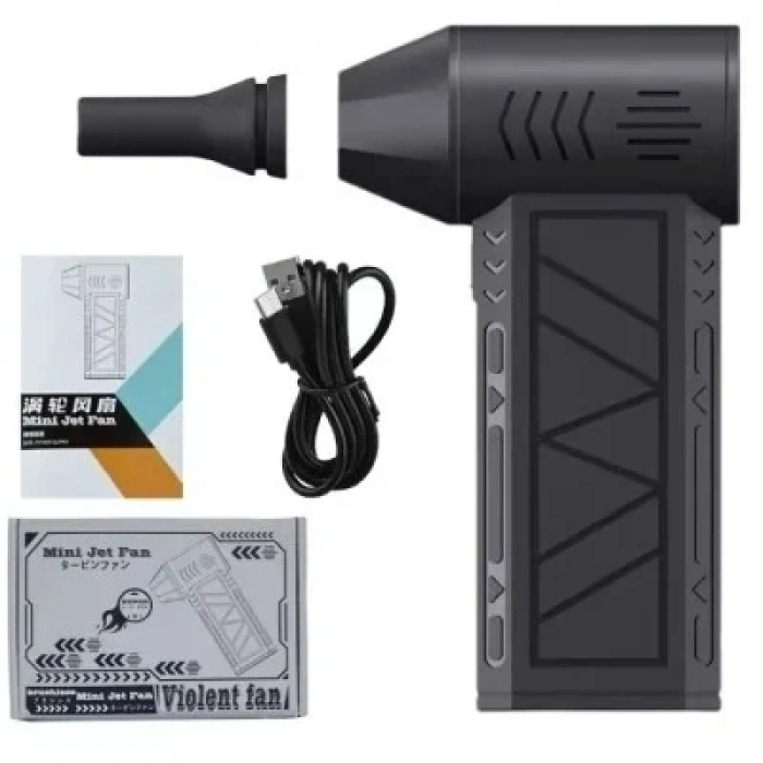 ZY7400-SE/Pro 130000 RPM Mini Turbo Jet Fan - Işıklı