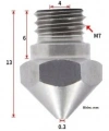 0.3mm Çelik Nozzle MK10-4mm-M7