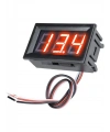 0.56” DC 0–30V Dijital Voltmetre Panel Tip (Kırmızı, 3 Telli)