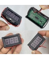 0.56 inç LED ekran 2 Kablo DC 4.5V-30V Voltmetre