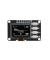 0.96 128x64 4 Pin Butonlu OLED Grafik LCD Ekran I2C SSD1315 Beyaz