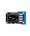 0.96 128x64 4 Pin Butonlu OLED Grafik LCD Ekran I2C SSD1315 Mavi