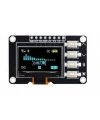 0.96 128x64 4 Pin Butonlu OLED Grafik LCD Ekran I2C SSD1315 Sarı-Mavi