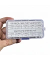 100 Parça 5x20mm Cam Sigorta Tüp Sigorta Seti Plastik Kutulu
