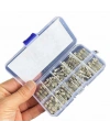100 Parça 5x20mm Cam Sigorta Tüp Sigorta Seti Plastik Kutulu