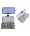 100 Parça 5x20mm Cam Sigorta Tüp Sigorta Seti Plastik Kutulu