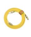 100W Sarı Type-C Silikon Hızlı Şarj Kablosu - 1 Metre