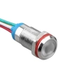 10L-P1/RGY- 10mm 12-24V Kablolu Metal Sinyal Lambası - 3 Renk Katot