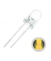 10mm Şeffaf Sarı Led - 10 Adet