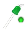 10mm Yeşil Led - 10 Adet