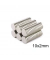 10X2mm Neodyum Güçlü Mıknatıs - Neodim Magnet