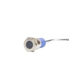12mm 24v Mavi Led Metal Kablolu Sinyal Lambası IP67 GQ12T-B