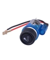 12V 120W Işıklı Oto Çakmaklık - Mavi