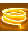 12V Esnek Neon Şerit Led 5 Metre - Sarı