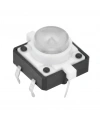 12x12mm Beyaz Led Işıklı Tact Switch