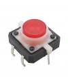 12x12mm Kırmızı Led Işıklı Tact Switch
