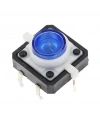 12x12mm Mavi Led Işıklı Tact Switch