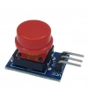 12x12mm Push Buton Switch Modül Kırmızı Kapak 1 Adet