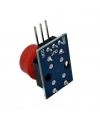 12x12mm Push Buton Switch Modül Kırmızı Kapak 1 Adet