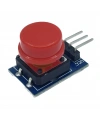 12x12mm Push Buton Switch Modül Kırmızı Kapak 1 Adet