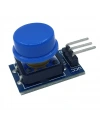 12x12mm Push Buton Switch Modül Mavi Kapak 1 Adet
