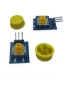 12x12mm Push Buton Switch Modül Sarı Kapak 1 Adet