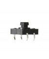 12x12x7.3mm 4 Pinli Siyah Push Buton - Tact Switch