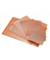 13x25 Delikli Bakır Plaket 130x250mm