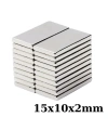 15x10x2mm Neodyum Güçlü Mıknatıs - Neodim Magnet