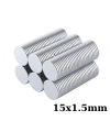 15x1.5mm Neodyum Güçlü Mıknatıs - Neodim Magnet