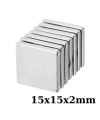 15x15x2mm Neodyum Güçlü Mıknatıs - Neodim Magnet