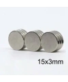 15X3mm Neodyum Güçlü Mıknatıs - Neodim Magnet
