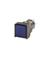 16mm 24V Mavi Anahtarlı Kare Buton CD-AF-11DZ/24V/B