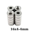 16X4-4mm Havşa Delikli Neodyum Güçlü Mıknatıs - Neodim Magnet