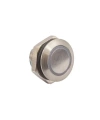 19mm Düz Mavi Işıklı Yaylı Metal Buton - AV9SLD248