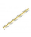 1x40 Erkek Header 40 Pin 2.54mm 180 Derece - Sarı