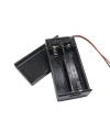 2li AA Pil Yuvası - JSH PH-2.0 Anahtarlı ve Kapaklı