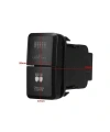 2li ON-OFF Anahtar Mavi Işıklı 5-Kablolu 12V 3A - Led Light Bar + Driving Lights