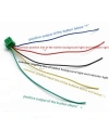 2li ON-OFF Anahtar Mavi Işıklı 5-Kablolu 12V 3A Power + Driving Lights