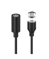 2-Pin 10mm Kablolu Pogo Pin Manyetik Konnektör Takımı - DC Soketli