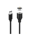 2-Pin 10mm Kablolu Pogo Pin Manyetik Konnektör Takımı - Type-C Soketli