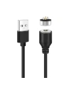 2-Pin 10mm Kablolu Pogo Pin Manyetik Konnektör Takımı - USB Soketli